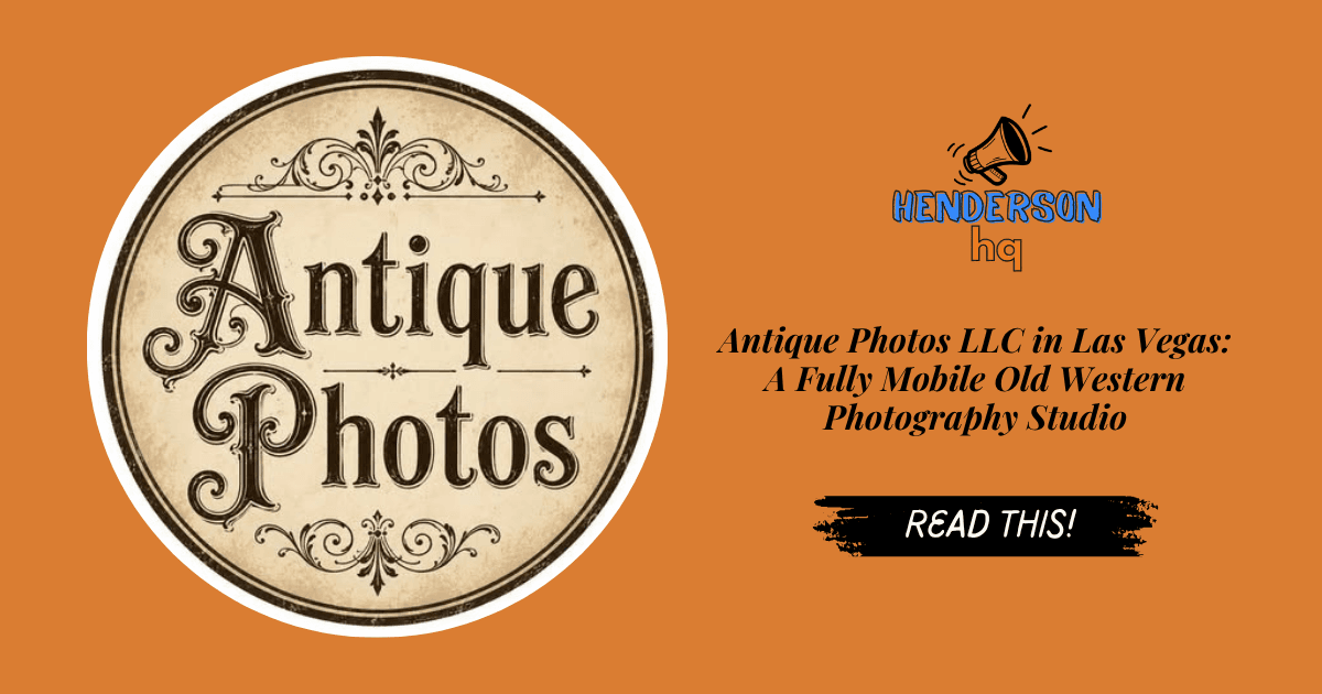 Antique Photos LLC in Las Vegas: A Fully Mobile Old Western Photography Studio