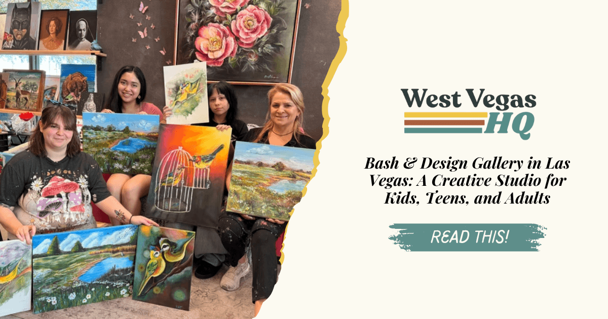Bash & Design Gallery in Las Vegas: A Creative Studio for Kids, Teens, and Adults