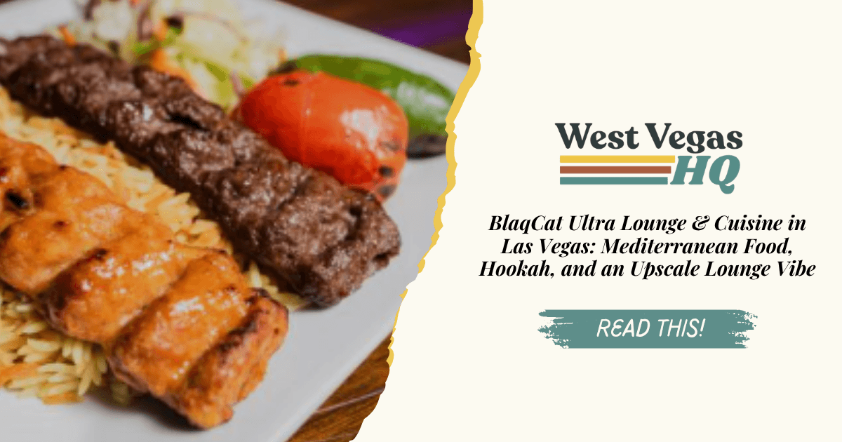 BlaqCat Ultra Lounge & Cuisine in Las Vegas: Mediterranean Food, Hookah, and an Upscale Lounge Vibe