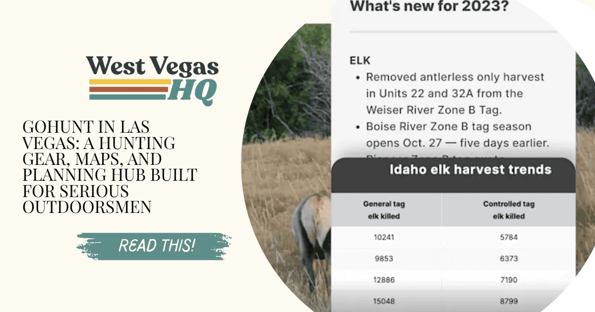 GOHUNT in Las Vegas: A Hunting Gear, Maps, and Planning Hub Built for Serious Outdoorsmen