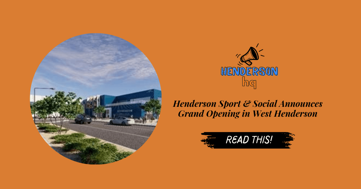 Henderson Sport & Social Announces Grand Opening in West Henderson