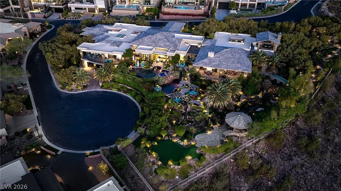Inside a $21.9M MacDonald Highlands Estate Overlooking the Las Vegas Strip