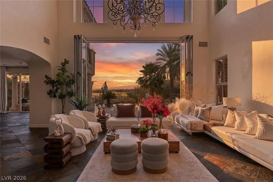 Lake Las Vegas Luxury Home for Sale: 69 Contrada Fiore Dr Puts the View Front and Center