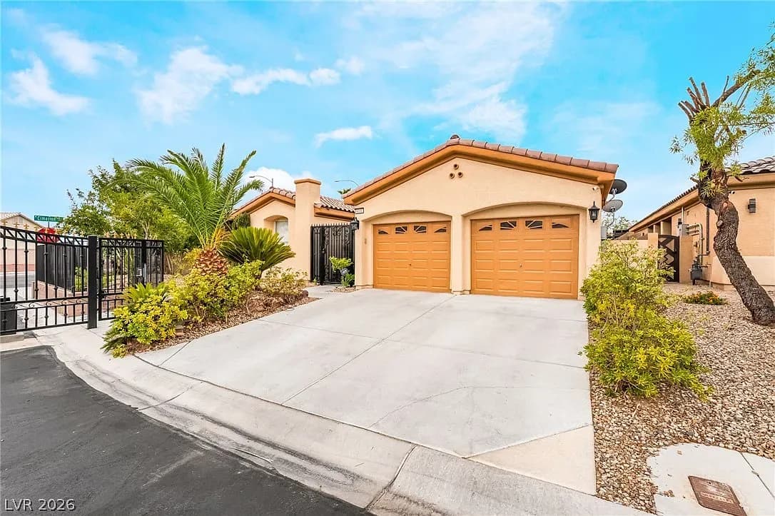 Las Vegas Home for Sale: 8101 Mountain Forest Ct Offers Gated Living, Pool, and Solar