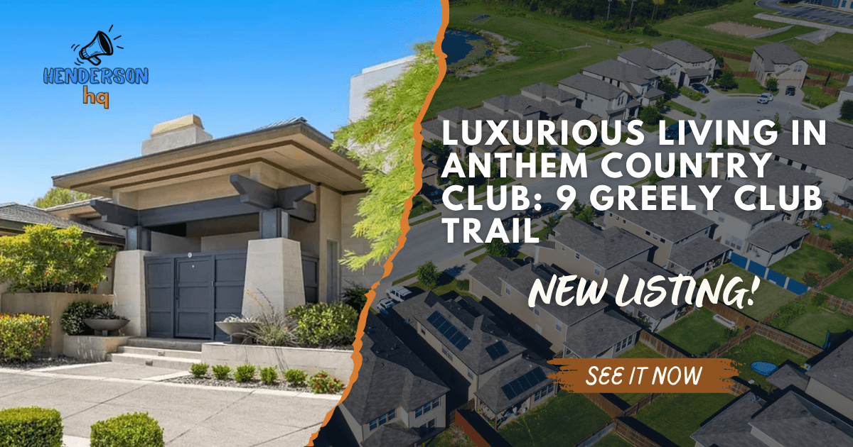 Luxurious Living in Anthem Country Club: 9 Greely Club Trail