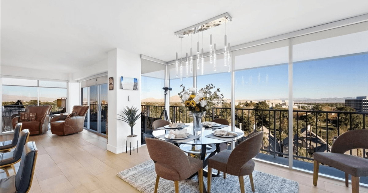 Luxury High-Rise Living at a Steal: 3111 Bel Air Dr Unit 7F, Las Vegas