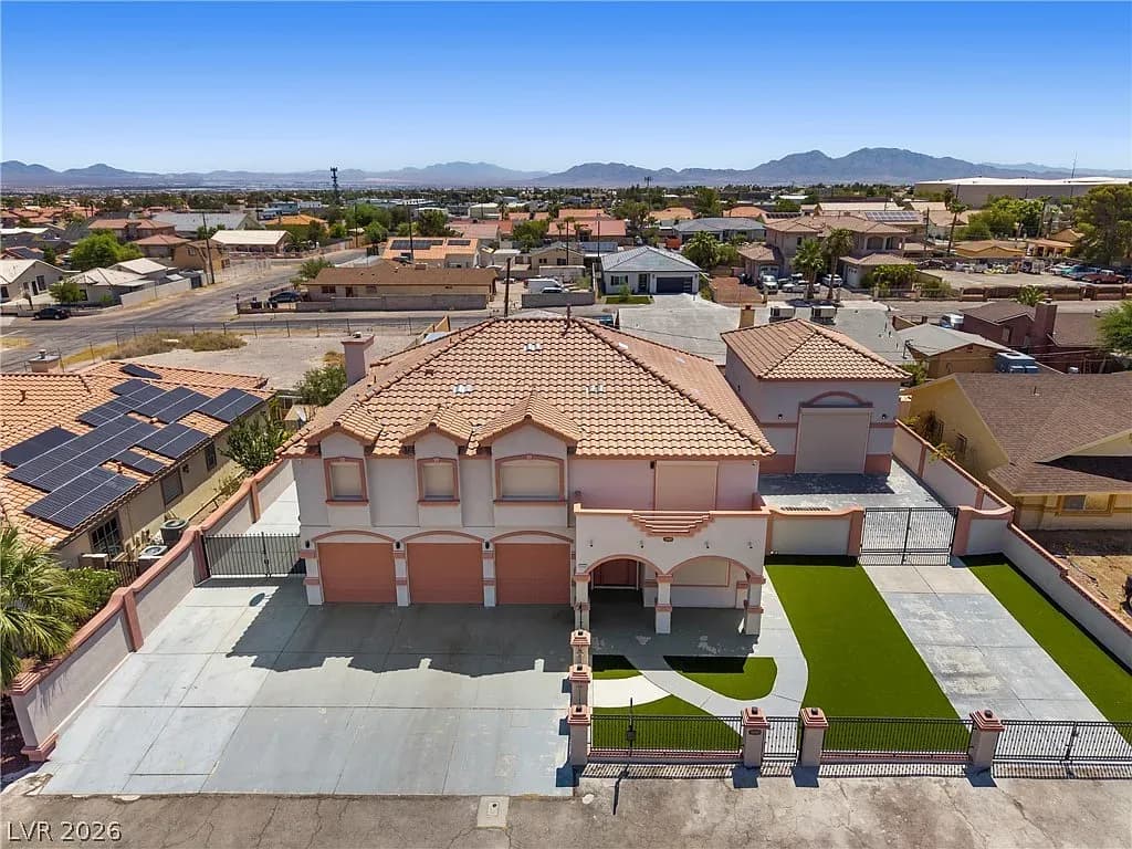 North Las Vegas Home for Sale: 3440 Cox St Blends Luxury Remodeling With a Detached Two-Story Casita