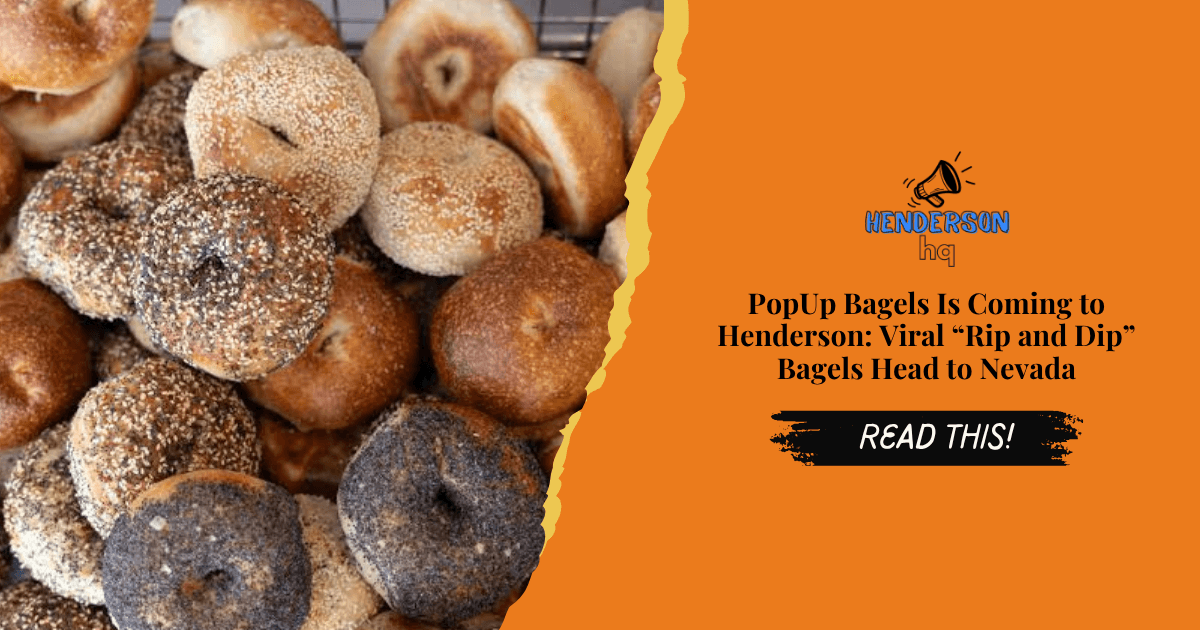 PopUp Bagels Is Coming to Henderson: Viral “Rip and Dip” Bagels Head to Nevada
