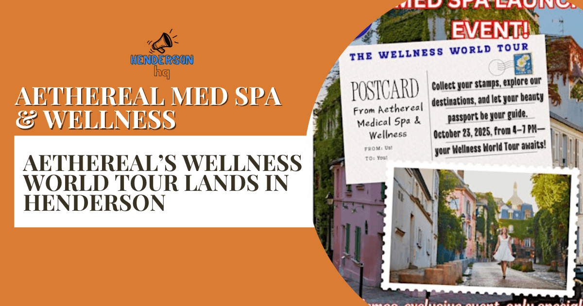 Step Into Self‐Care Adventure: Aethereal’s Wellness World Tour Lands in Henderson