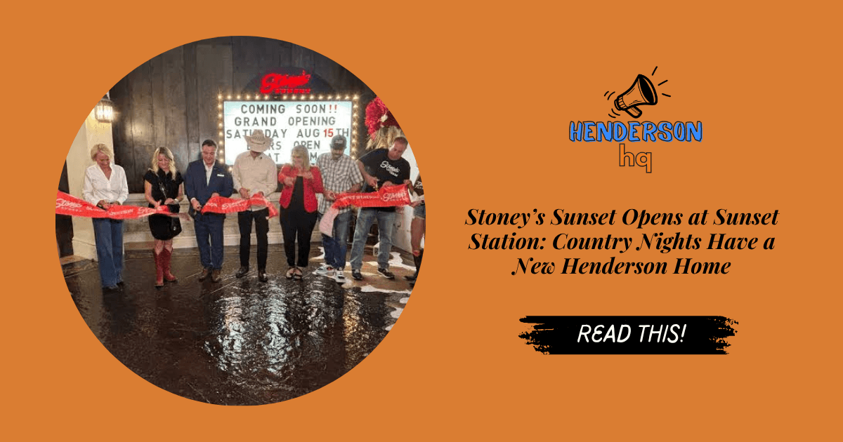 Stoney’s Sunset Opens at Sunset Station: Country Nights Have a New Henderson Home