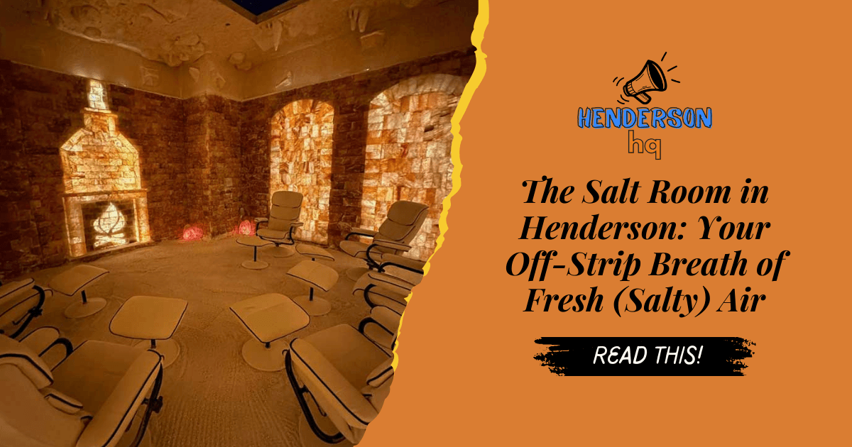 The Salt Room in Henderson: Your Off‐Strip Breath of Fresh (Salty) Air