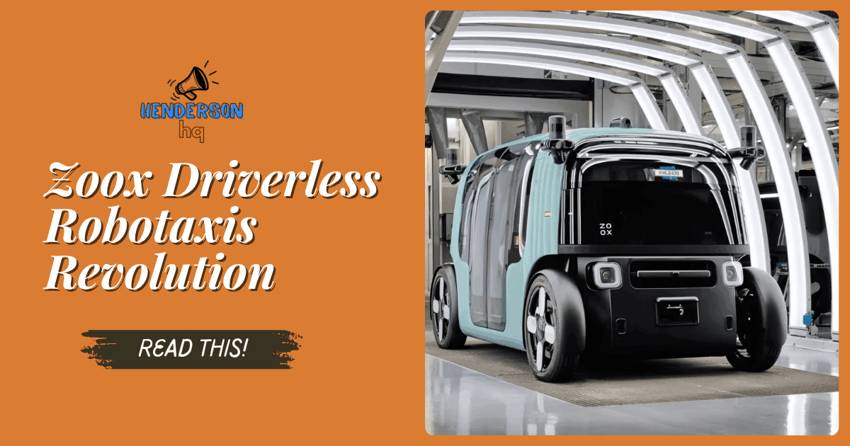 Zoox Driverless Robotaxis Revolution — The Scoop
